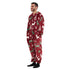 Snuggs Blanket Onesie Red Christmas Deer